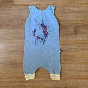 Rags to Raches unicorn romper 18-24 mo size
